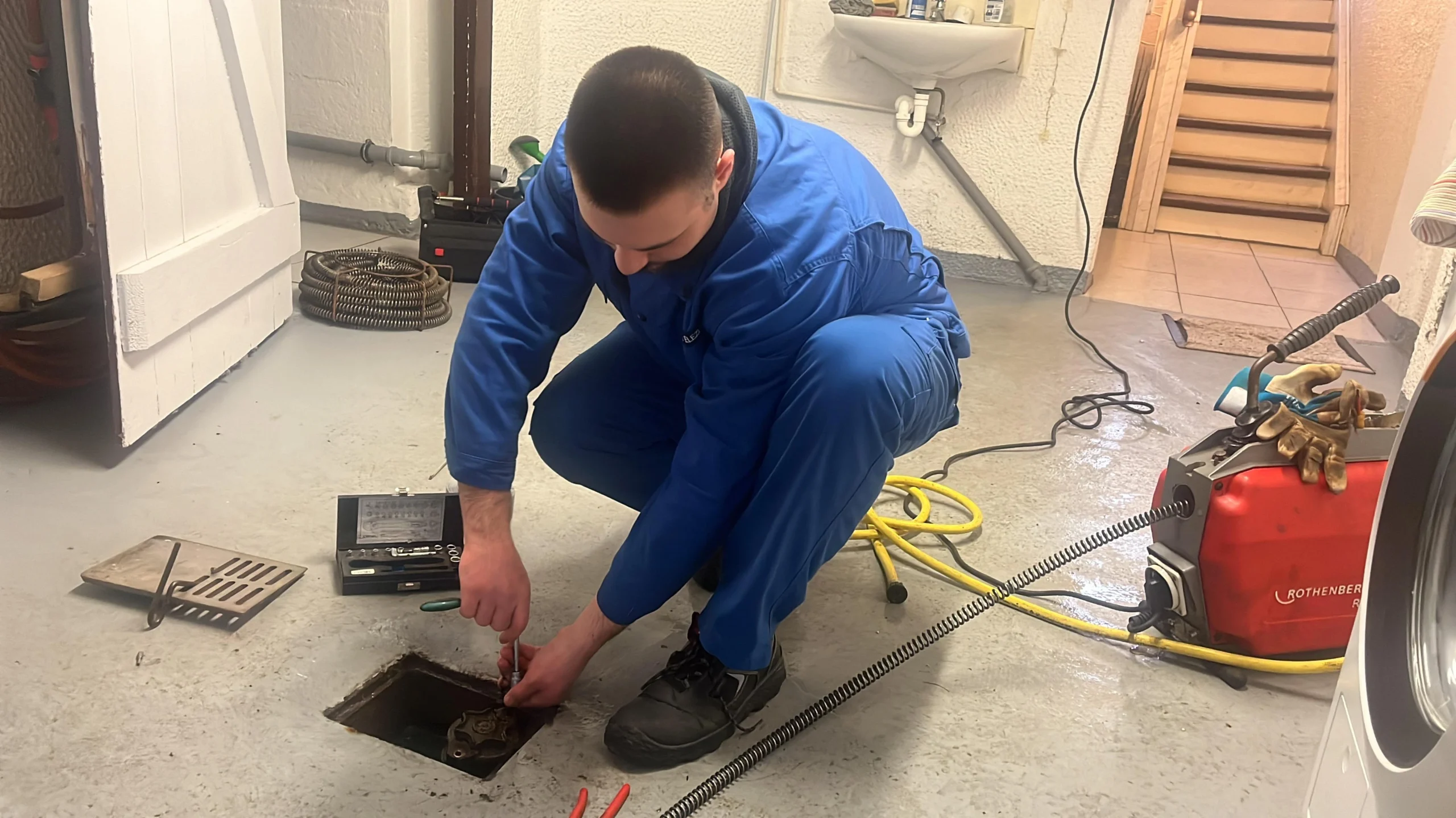 Rohr Cleaner bei Notdienst Rohrreinigung Düsseldorf