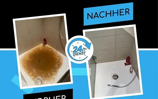 Dusche verstopft Rohrreinigung Neuss