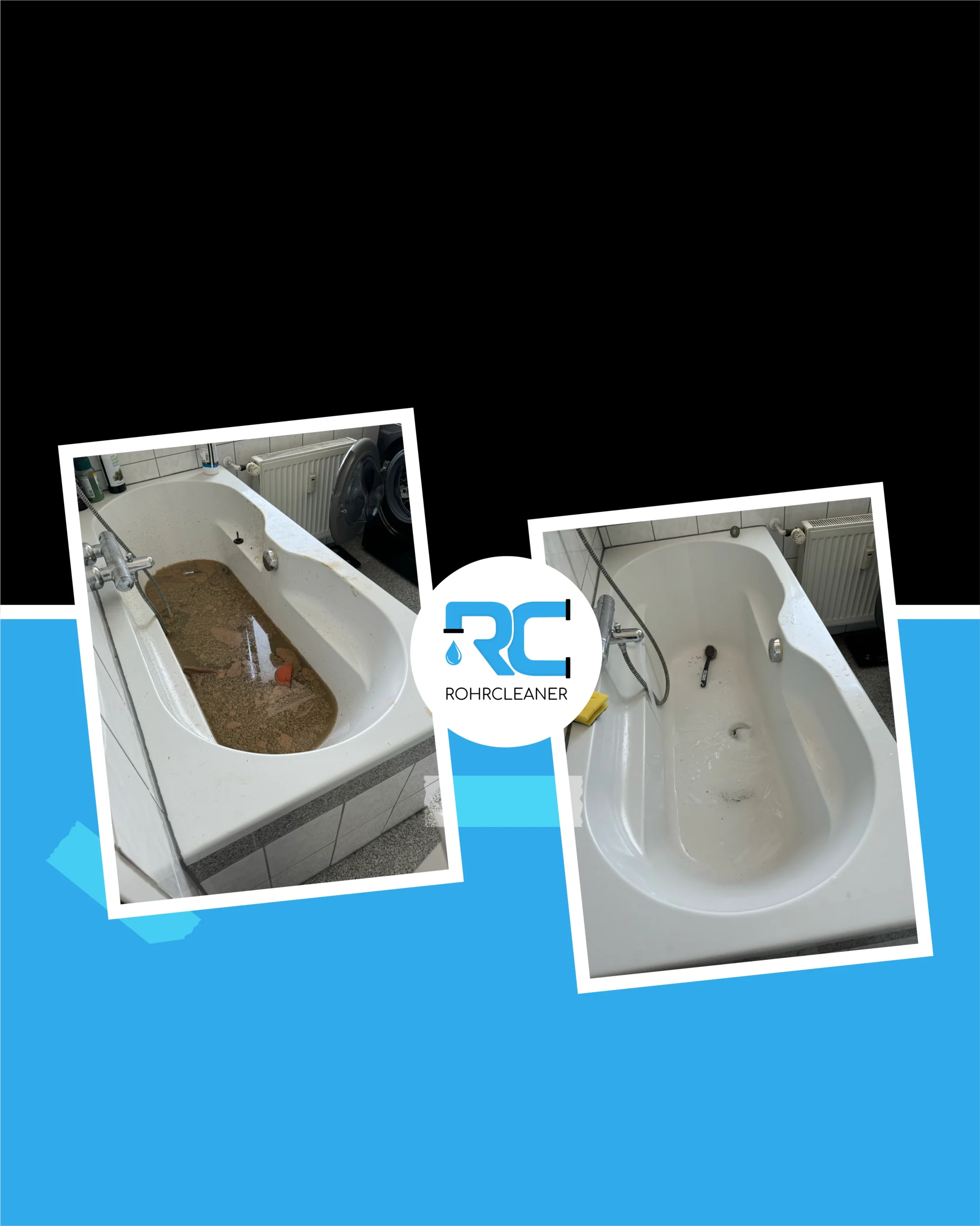 Badewanne verstopft Rohrreinigung Solingen